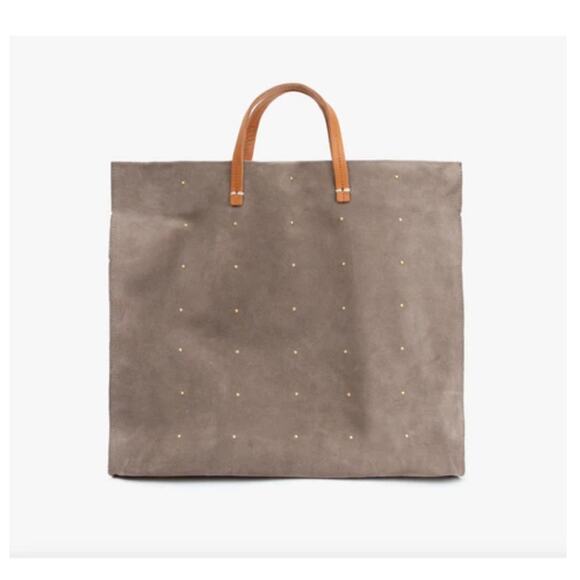 Clare V Tote Bag with Studs - Picture 1 of 9